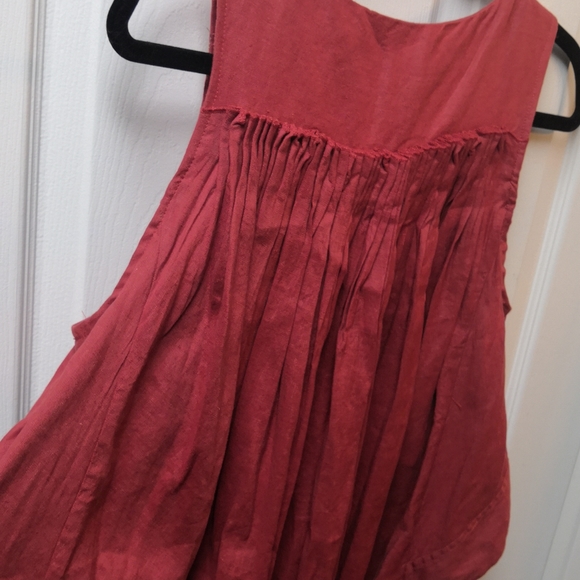 Oblique Creations Linen Dress, Sz 8 - Picture 8 of 14